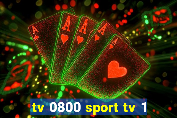 tv 0800 sport tv 1